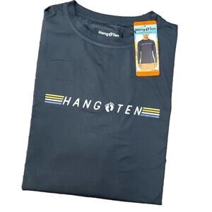 Hang Ten Men's Sun Tee Long Sleeve Shirt Blue Size XXL NWT
